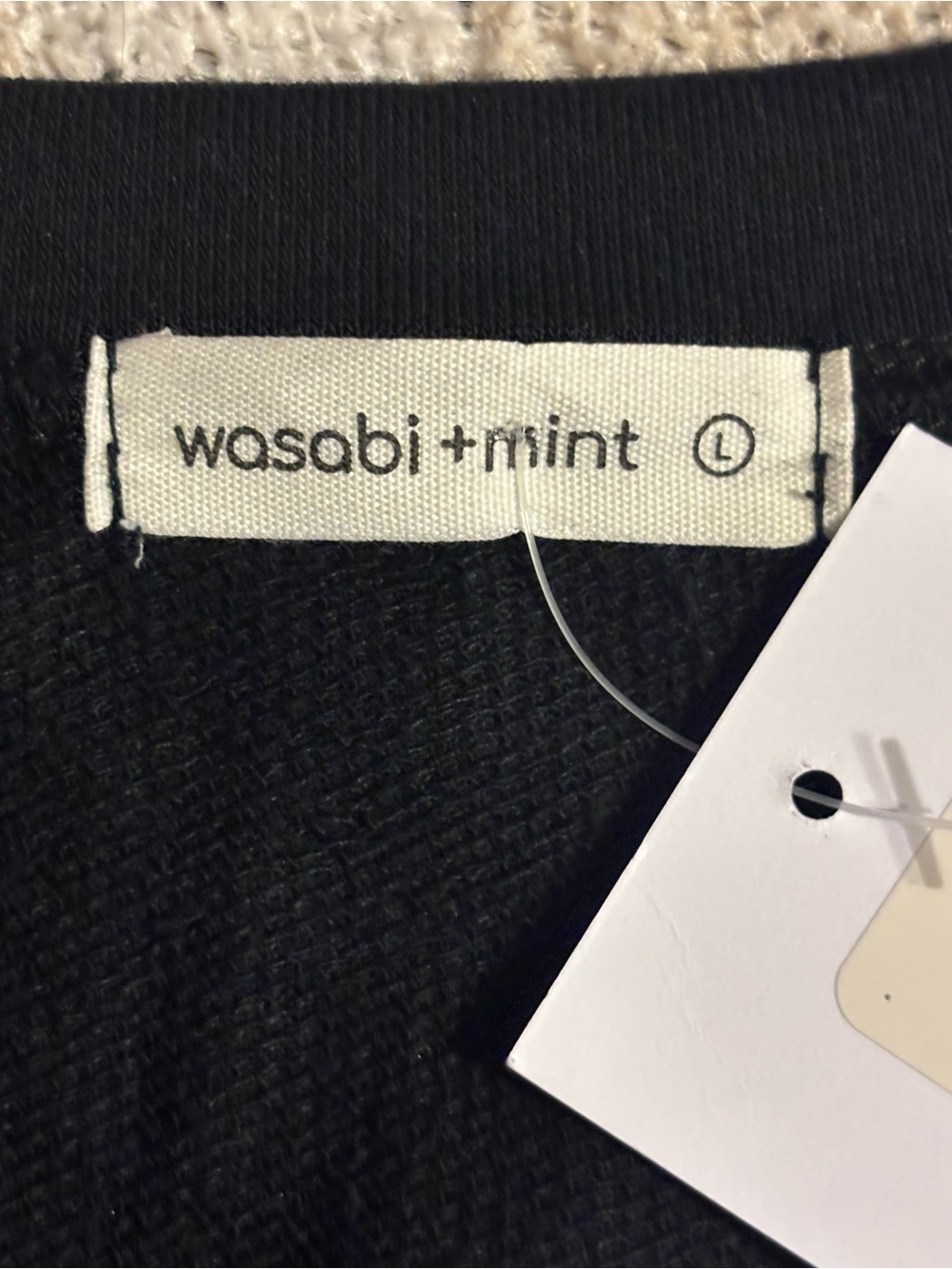 Madewell Relaxed Black Crewneck Pullover Sweatshirt - Picture 5 of 8